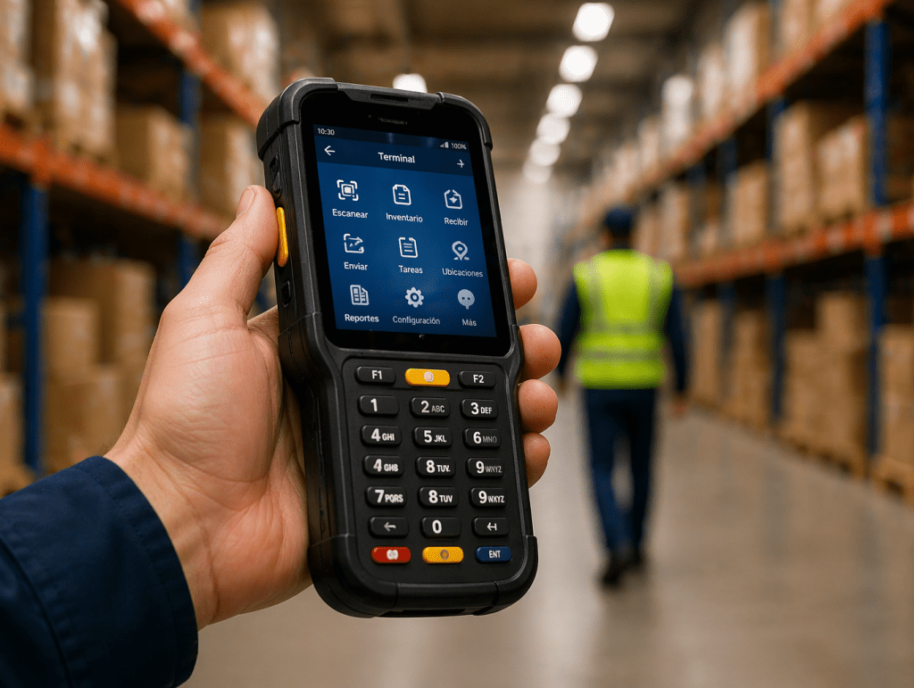 terminales móviles industriales para captura de datos en almacenes